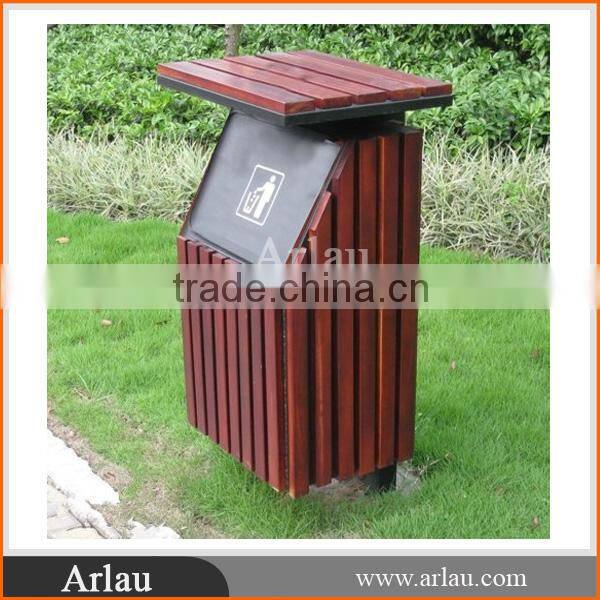 Arlau BW11 outdoor wooden trash bin