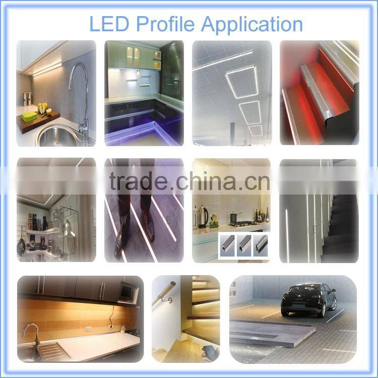 Top quality anodizing power coated led aluminum profile for ground lights