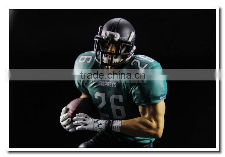 3D Plastic American Football Player Action Figures