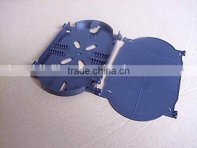 24 ports Fiber Optic Splice Tray plastic material for telecommunication product solutions
