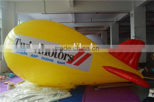 2015 inflatable advertising airship / inflatable helium airship/inflatable airplane for Sale