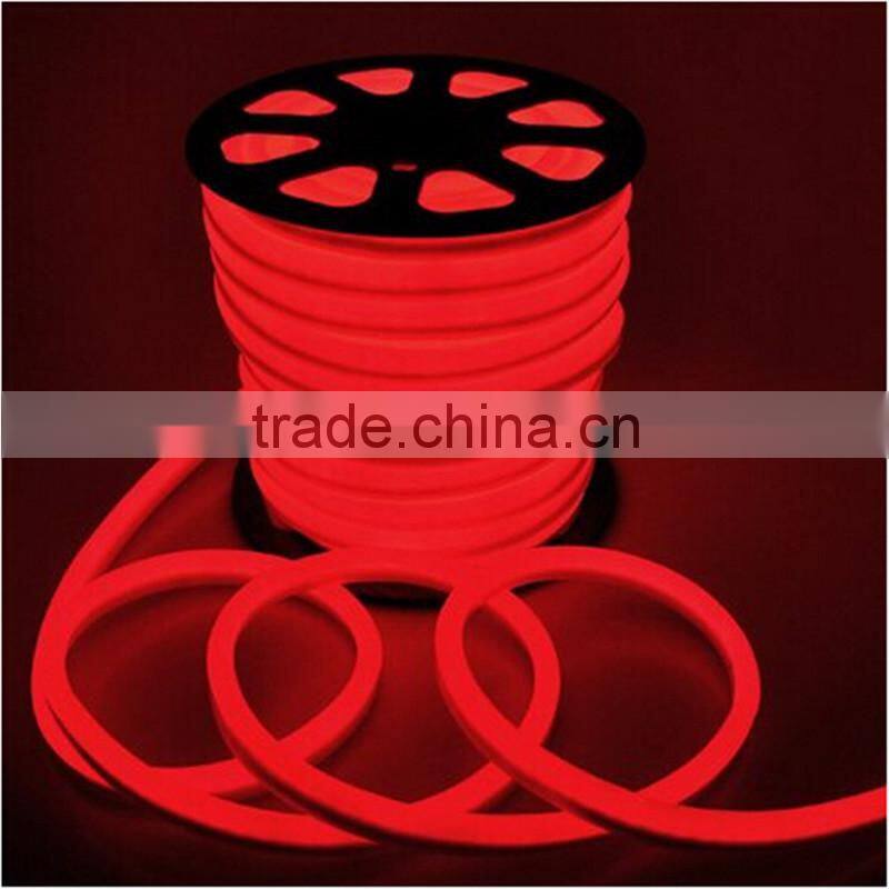 110V 220V led flex neon rope light 2-wires with 80led/m Red/Blue/Green/RGB/White/Yellow Color