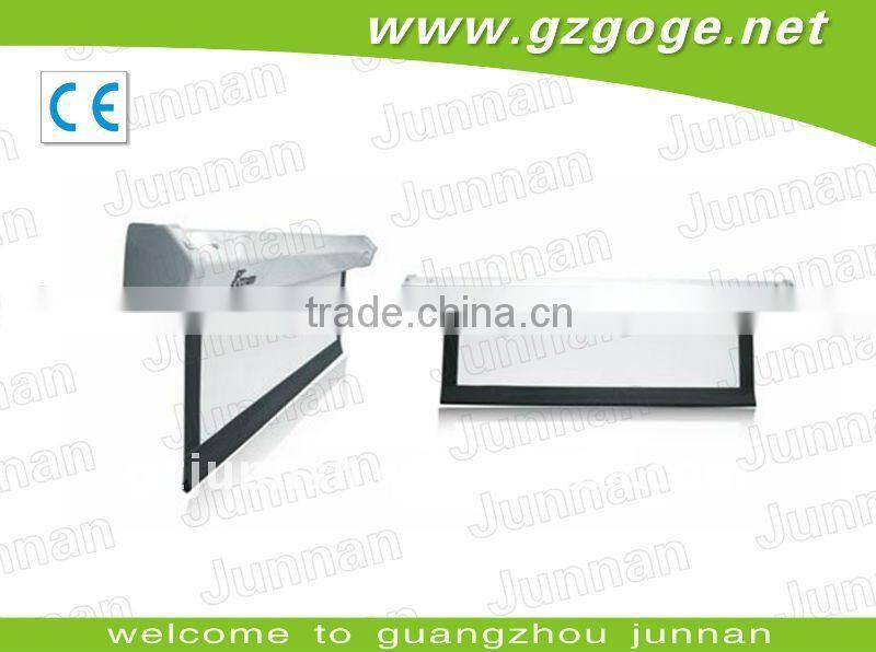 Holographic rear projection transparent screen