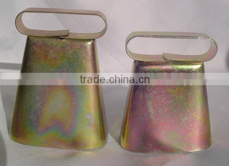 plated 2" metal cow bell A2-146 for varies animals (A034)
