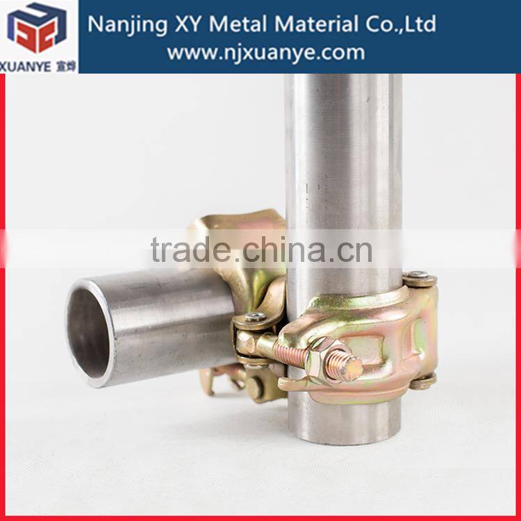 48.3 * 48.3mm pipe clamp Korea Types Pressed tube Couplers