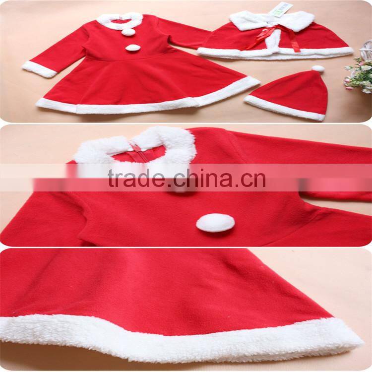 high quality sexy Santa children christmas costume