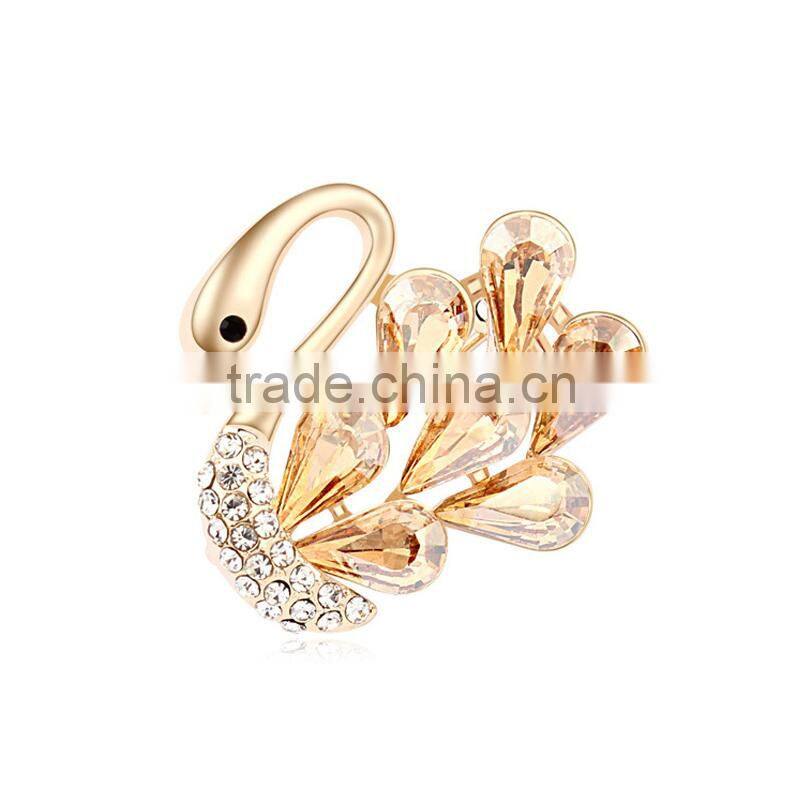 Fashion Decorative Animal Safty Pins Swan Brooches