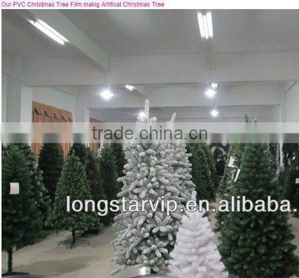 White PVC Rigid Film For Christmas Tree (Used to Make Artifical Christmas tree,hedge fence)