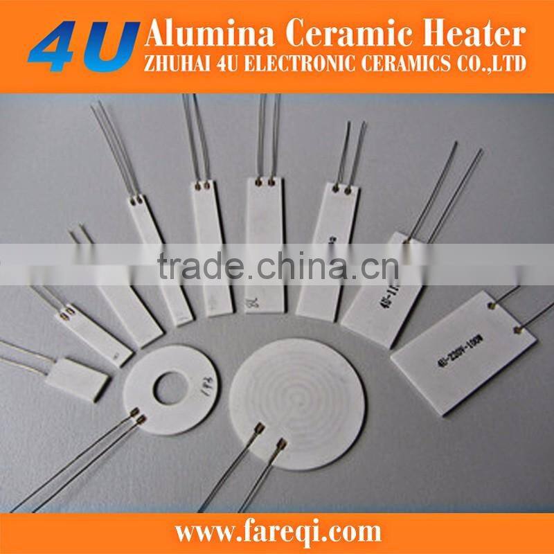 Rectangular Design 3.7V-240V Aluminum Ceramic Mica Heater for Ultrasonic