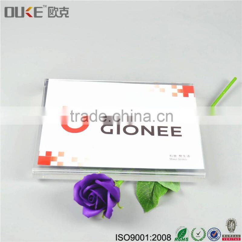 promotion luxury counter top acrylic photo block