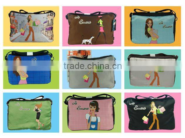 JSMART DIY microfiber messenger bag digital printing customized