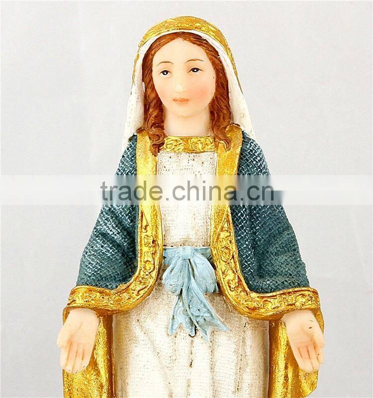 colourful antique the virgin mary decoration