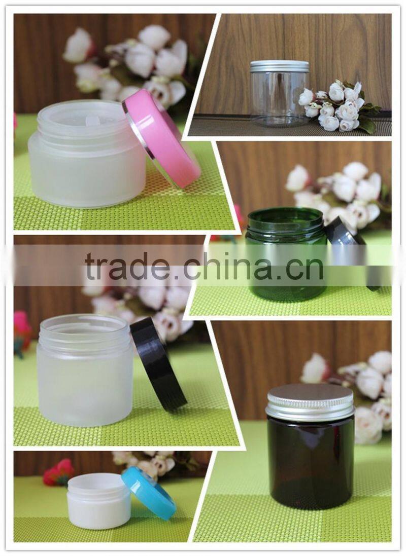 clear plastic jar with pet cream jars for jars mineral makeup PJ140R