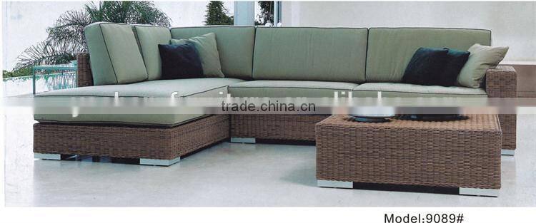 Star hotel sofa & chairs lobby furniture in rattan/wicker material commercial furniture