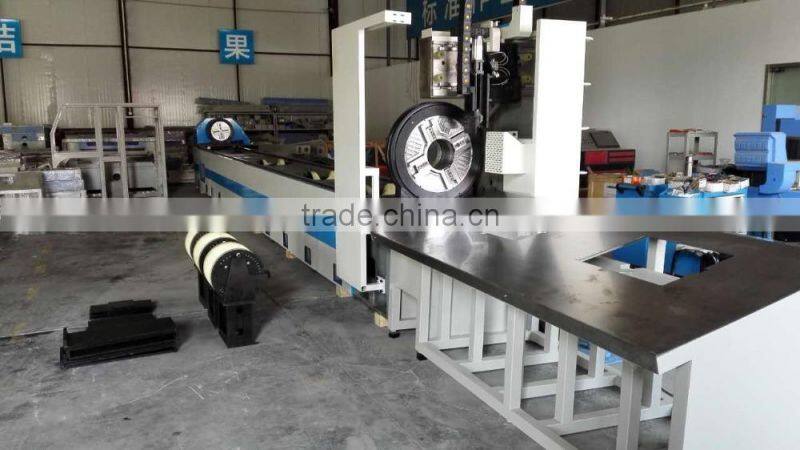 stainless steel/carbon steel/metal tube cnc 3d laser cutting machine