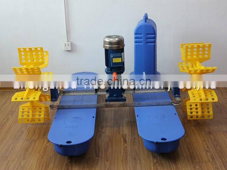 Fish pond paddlewheel aerator