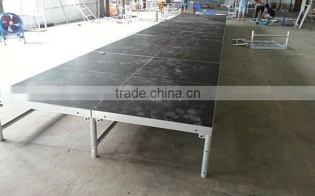 aluminum portable folding stage