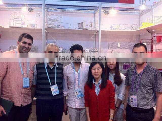 two tier stainless steel dish rack