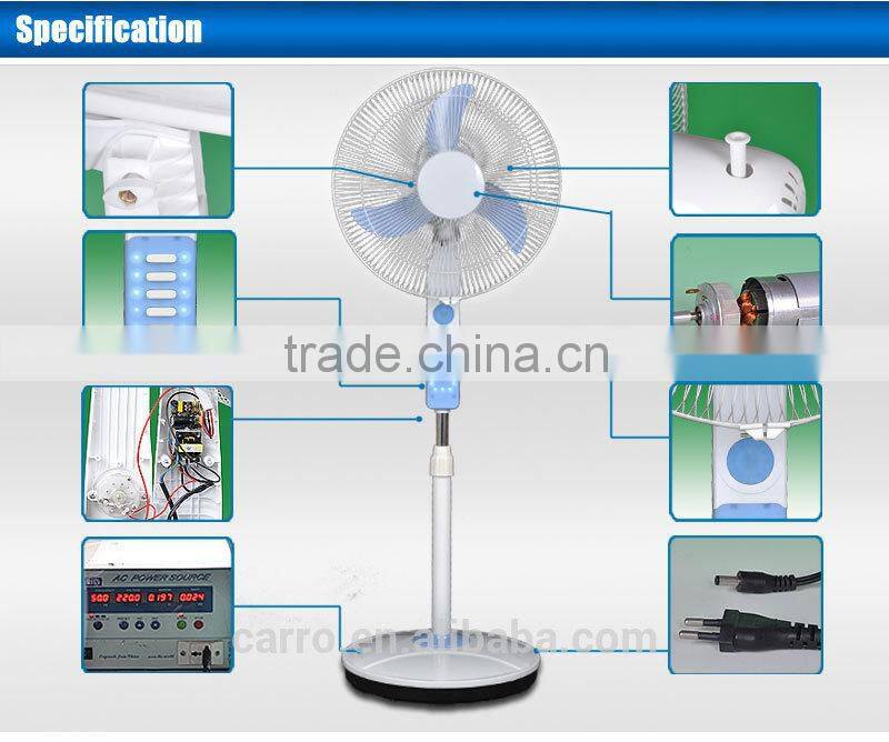 Carro Electrical 16inch 12v 15w solar powered cooling fan DC-12V16E