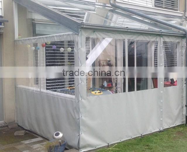 7.3x1.8m Clear PVC Tarpaulin Cover Market Stall Tarp,Glass Clear PVC Tarpaulin 350g 24ft*6ft