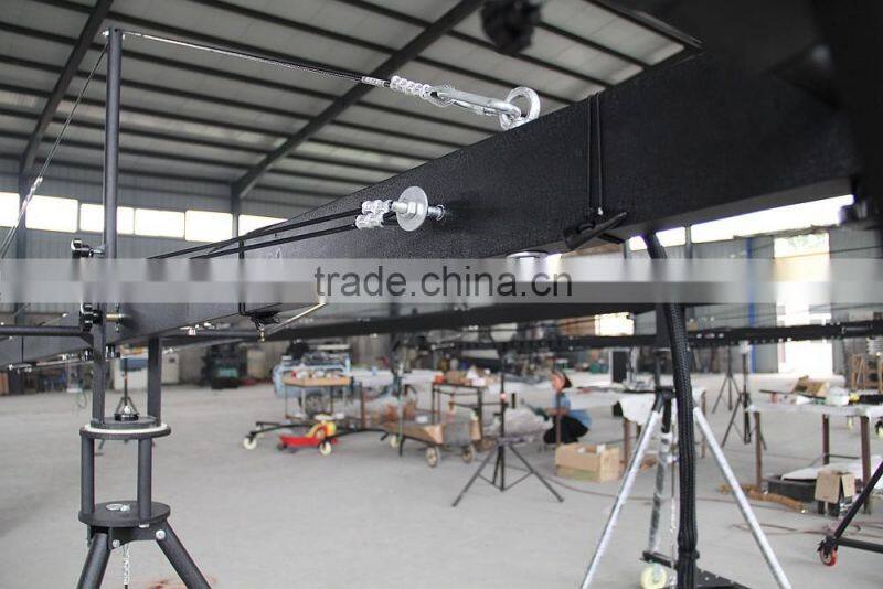Professional 10m TV camera crane square jimmy jib cranes for video shooting