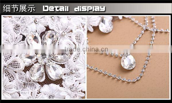 MYLOVE women accessory statement hair jewelry lace handmade MLF117