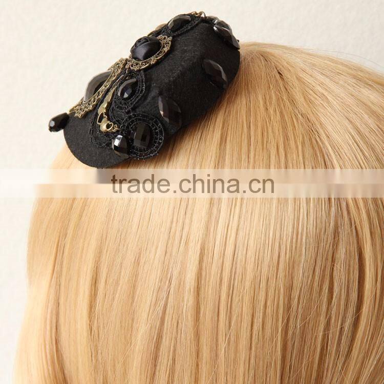 MYLOVE handmade halloween witch hair accessory costume hat