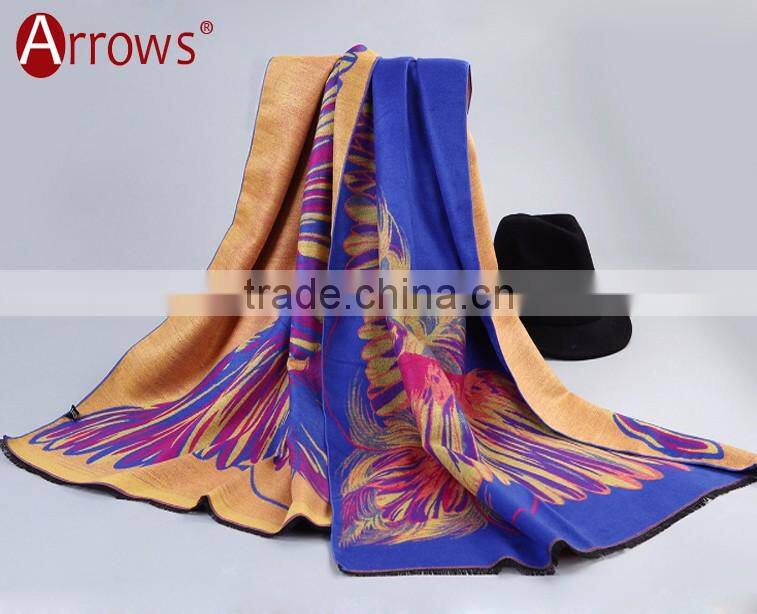 2016 Wholesale Scarves Eagles Printed Animal Shawl Acrylic Wool