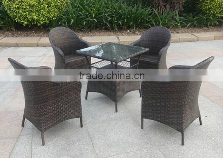 Square or Round wicker dining chair/rattan table