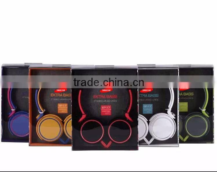 2016 Fashion design Over-Ear headphone headset EP-17