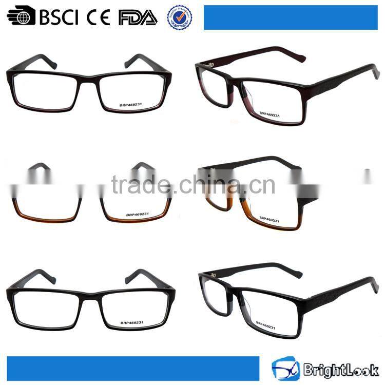 Latest hot fashion elegant colorful designer men acetate factory eyewear frame eyeglasses