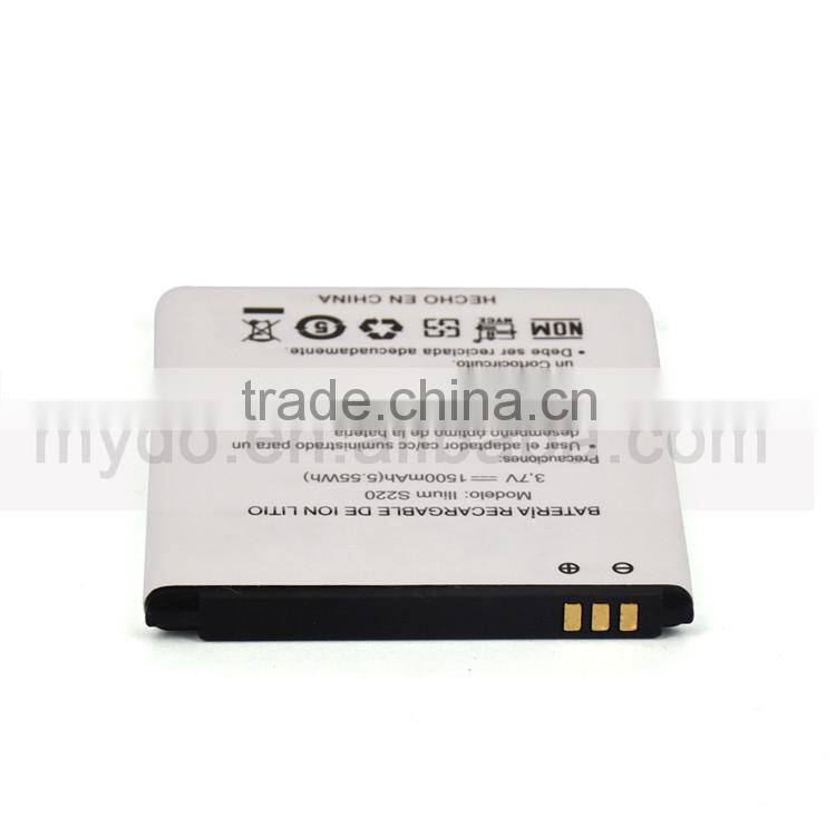 2016 Manufactur batteries OEM batterie Wholesale Battery for Lanix Ilium s220