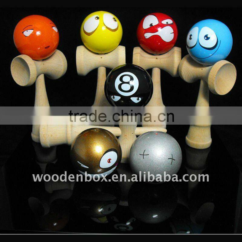 Colorful Kendama With Colorful Kendama Balls For Kendama Games