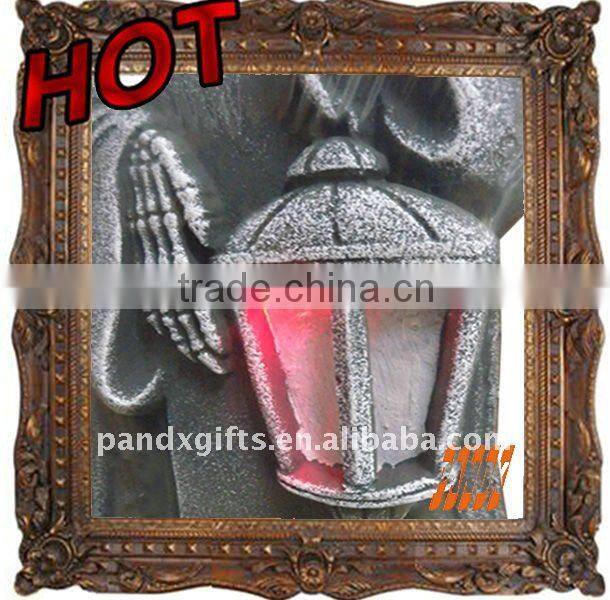 RIP 44 inch Polyfoam Tombstone with light up ghoul and cross