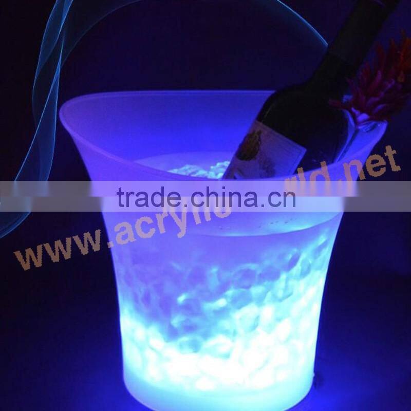 led ice bucket ice cooler