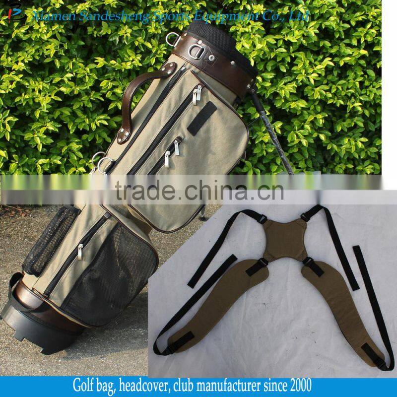 Leather Golf Bag Shoulder Strap