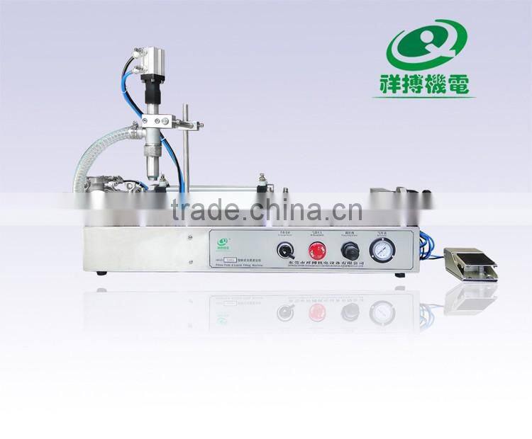 Small nail polish bottle filling machine