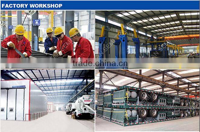 heavy duty 4 axle 3 axle 20ft 40ft container flatbed semi trailers for sale