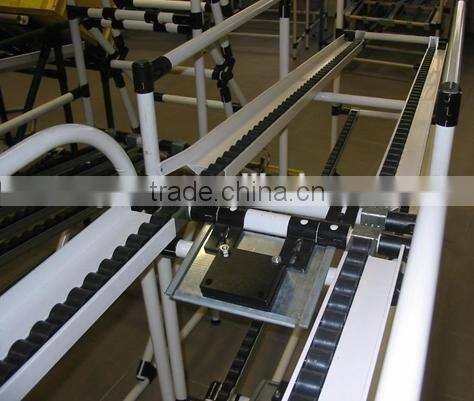 JY-2049|Placon slippery track|Sliding roller conveyor| Aluminum roller track