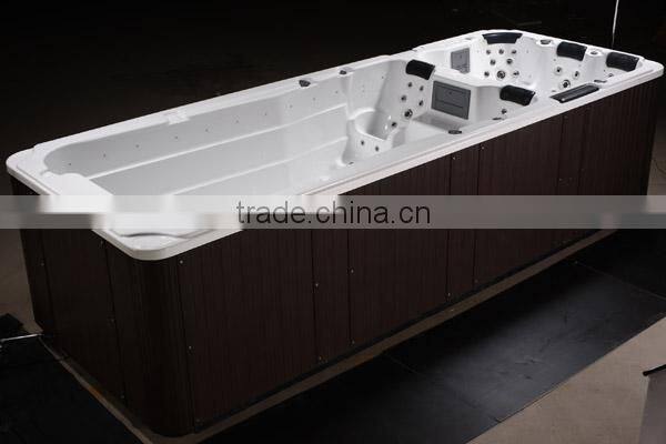 JY8001 endless swimming pool whirlpool massage swim spa outdoor