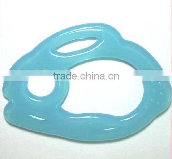 100% Food Grade Soft Fruit Shape Silicone Baby Teether /Baby Teething Necklace for Biting