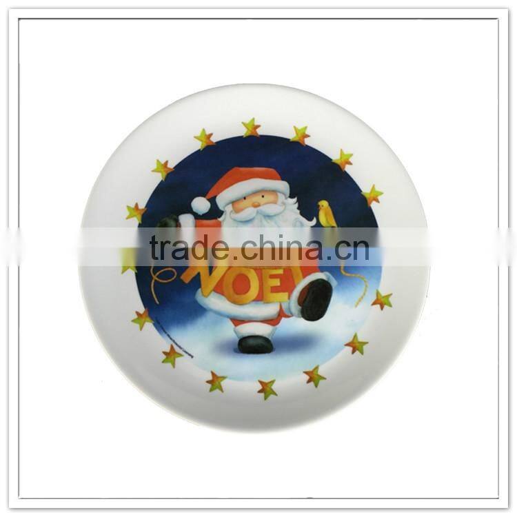 2016 newest mlemaine round christmas plate