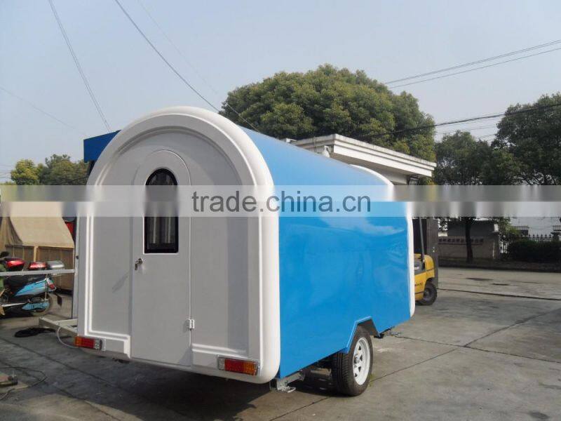 sell at a low price heavy duty mobile fryer food cart / CE Certificate electric food cart outside wood food cart