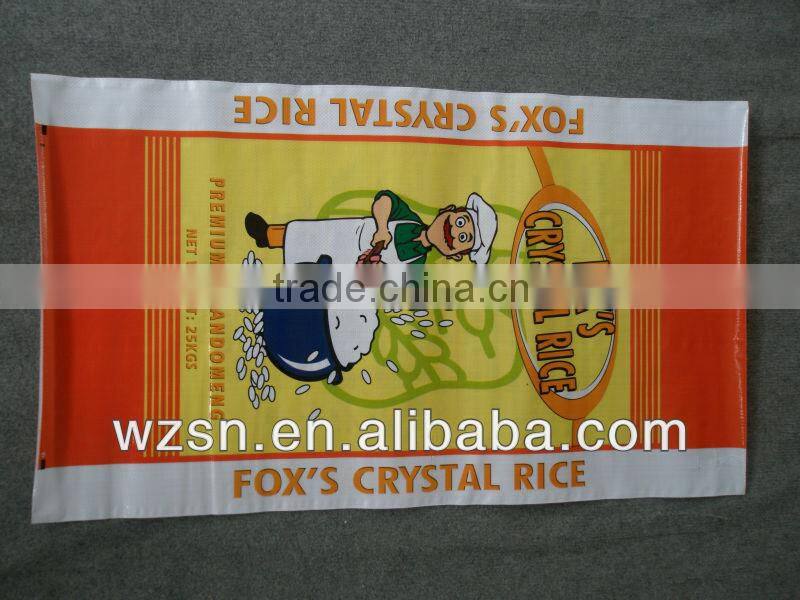 PP Woven Bag For Packing Rice, Sugar, Wheat and Food.