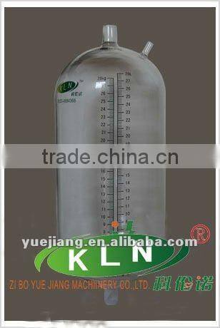 Large scale milking parlor used measuring bottle