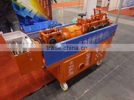 Best selling Construction pipe combined rust removing and painting machine