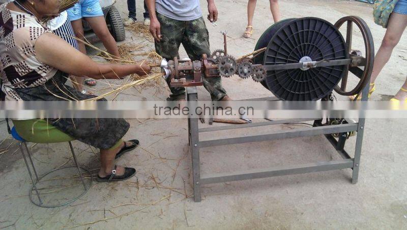 straw rope twisting machine hay band spinning machine