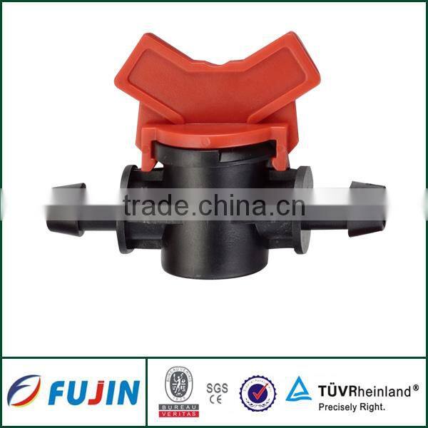 Drip irrigation system dia 9*12 plastic mini ball valve