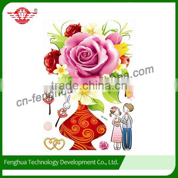 Anti-slip Personalized butterfly design mirror wall sticker