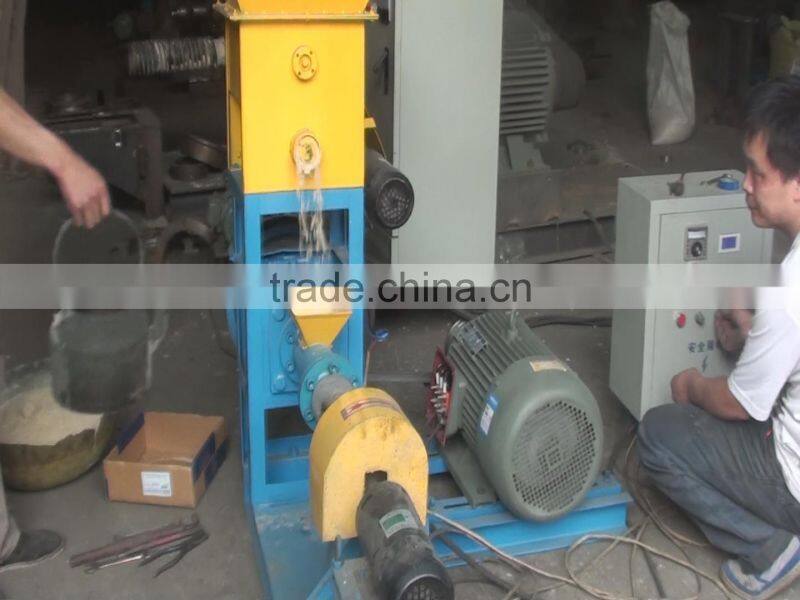 40-60kg/h Floating Fish Feed Extruder for Making Different Size Fish Feed